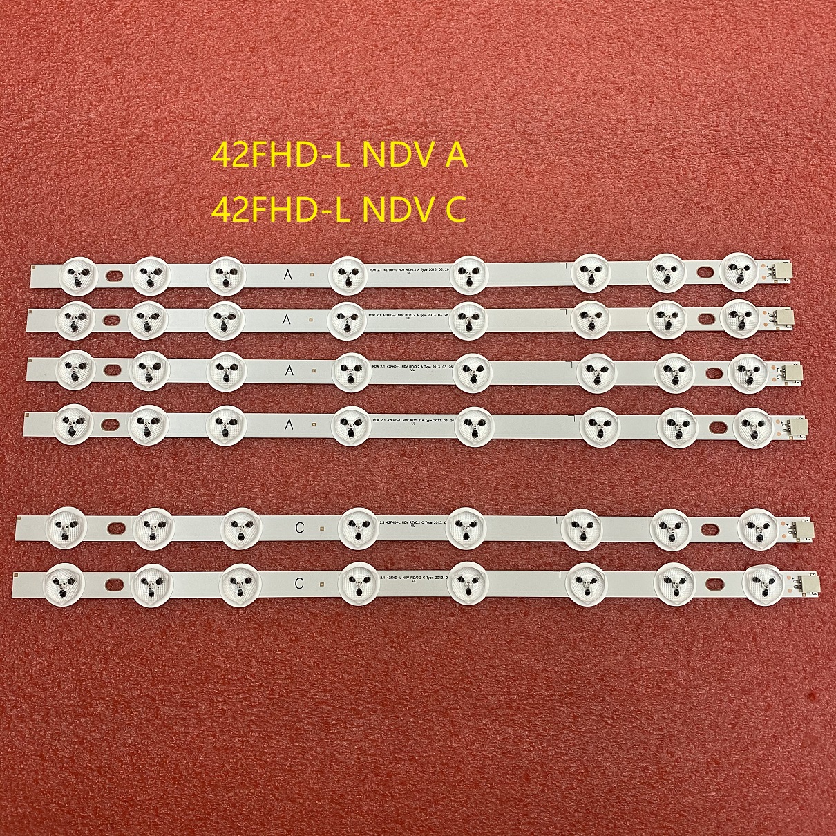 LED strip(6��for LG Innotek 42FHD-L NDV REV0.2 A vestel VES420UNDL-N01 Hitachi 42HXT12U 42HXT42U 42HX